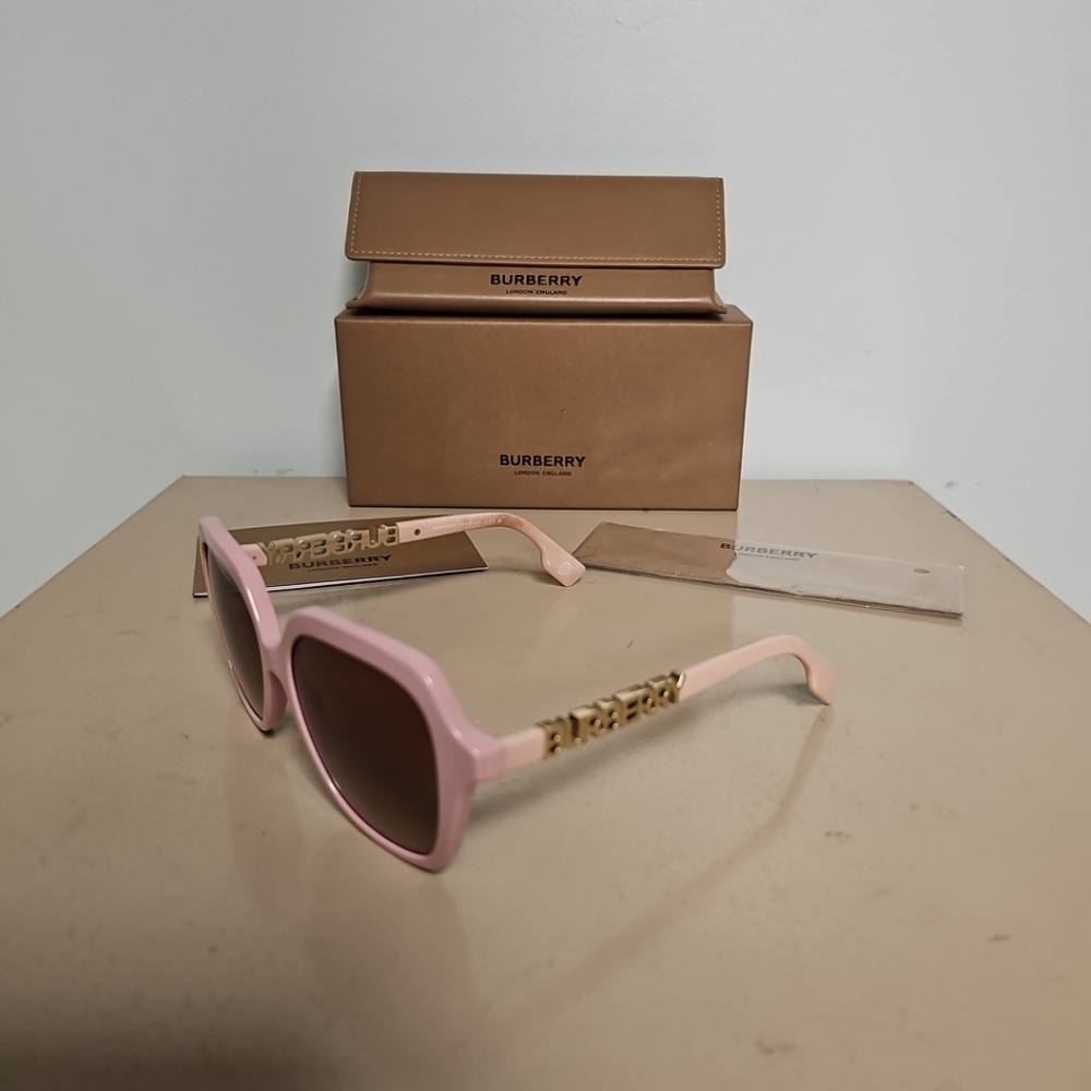 BURBERRY BE4389 406113 Joni Pink Brown Gradient 55 mm Women's Sunglasses
